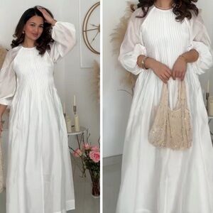 Elegant White Maxi Dress